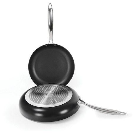 Othello 2-Piece Induction Non-Stick Fry Pan Cookware Set, Black CH-GAP2