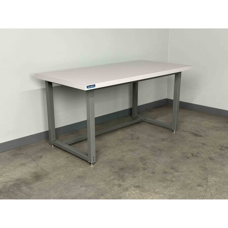 Stackbin Workbenches, 72" W, Fixed Height, 1000 lb. E7230-1000-BK