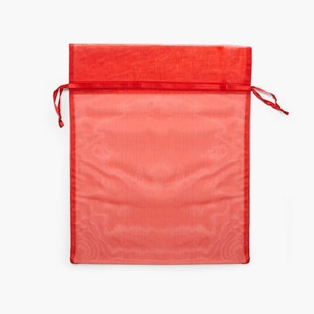 Nashville Wraps Red Sheer Organza Bags, 12x14, 10PK B81412