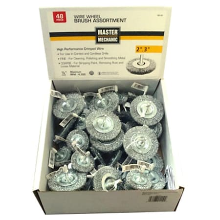 Disston Master Mechanic Wire Wheel Brush Assortment 180145