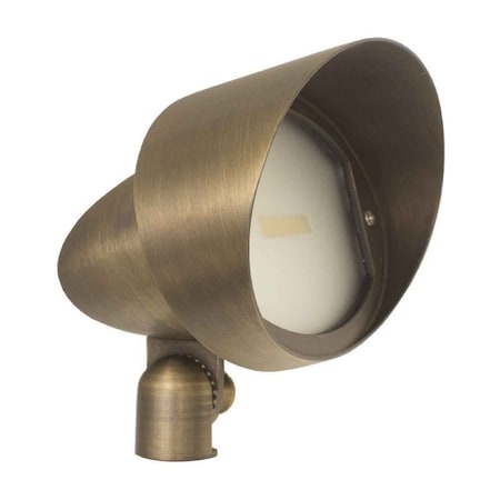 Westgate SOLID BRASS OVAL DIRECTIONAL LIGHT WITH INTEGRATED COB LED 500LM 30K, 8W, 3000K, Bronze LFLD3-8W-30K-BZ