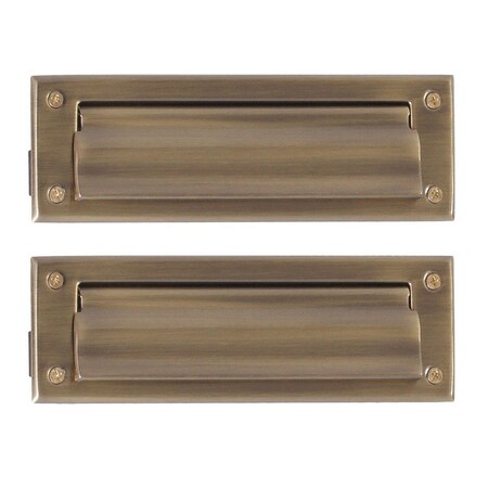 Classroom Creations Mail Slot - 3 in. x 10 in. - Antique Brass CL2531838