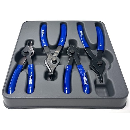 Platinum Tech 4 Piece Combination Internal/External Snap Ring Pliers Set PLT-99914