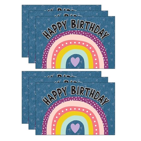 Teacher Created Resources Oh Happy Day Happy Birthday Postcards, 6PK TCR2140-6