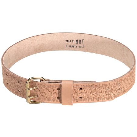 Klein Tools Tool Belt, Modular Tool Belt, Tan, Leather 5415L