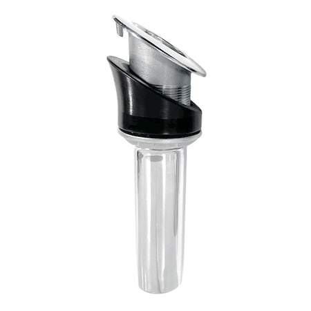 Tigress 9 in 30-Degree Rod Holder, Screwless, Stainless Steel 77275