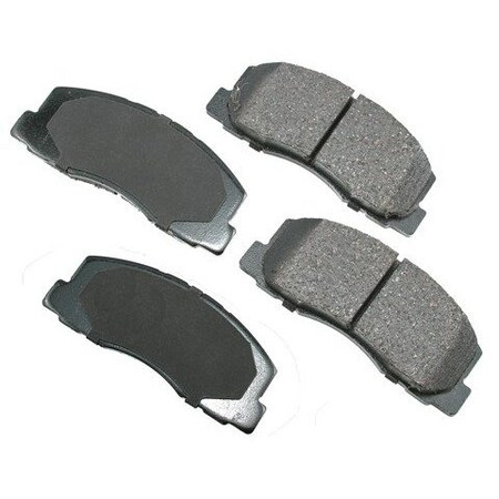 Akebono 84-91 Dodge/Eagle/Mitsu/Plym-Colt/Col-Fr Proact Disk Pad, Act328 ACT328
