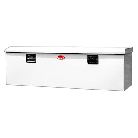 Rki M60-1NM Single Lid Steel Chest Tool Box for 8 ft. Beds, White RKIM60-1NM