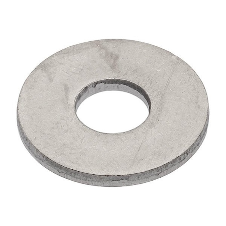 Zoro Select Flat Washer, For Screw Size #11 , Stainless Steel Plain Finish AN960-C11