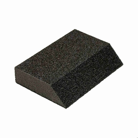 Marshalltown Sanding Sponge, Drywall Sponge, Single Angle, Medium Grit, 4 7/8 x 2 7/8 inch SB486M