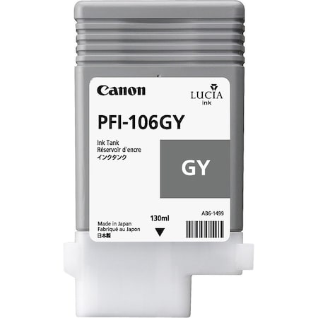 Canon PFI-106GY Pigment Ink Tank 130ml 6630B001AA