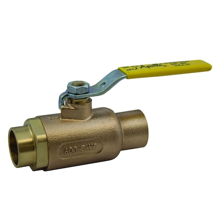 Apollo Valves 1/2" Sweat Bronze Ball Valve Inline 7020301