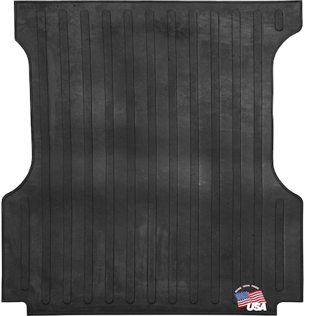 Boomerang Rubber Truck Bed Mat, Black, Unfinished, Rubber TM633BAGGED