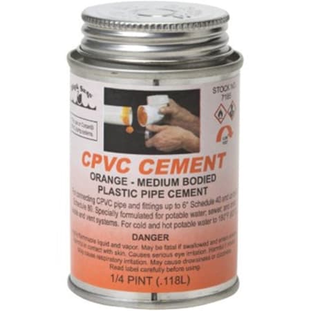 Protectionpro CPVC Solvent 4 oz Cement Orange Med Bodied PR4004384