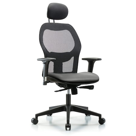 Blue Ridge Ergonomics Vinyl Adjustable Arms BR-EXE-VMDHCH-RG-H1-A1-RC-8840