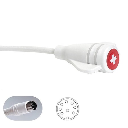Crest Healthcare Cleanable Call Cord, 8 ft Cable L 8938W-8