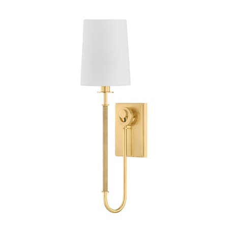 Hudson Valley Lighting Glenmont 5.25 in. Wall Sconce in Aged Brass 2071-AGB