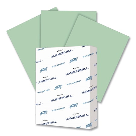 Hammermill Colors Print Paper, 24 lb Bond Weight, 8.5 x 11, Green, 500PK HAM104380