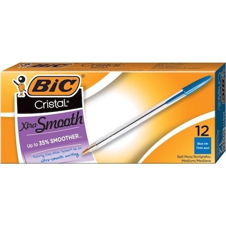 Bic BICMS11BE Bic Cristal Ballpoint Pen Blue MS11 BLU
