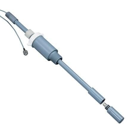 Omega pH Electrode, Flat Surface, Retractable, 0 pH to 14 pH, 1 " NPT Male, PVDF, 100 degC (212 degF), Ea PHE-6821