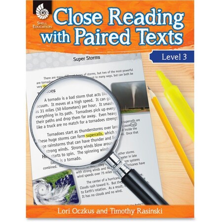 Shell Education Close Reading with Paired Texts Book, Level 3 51359