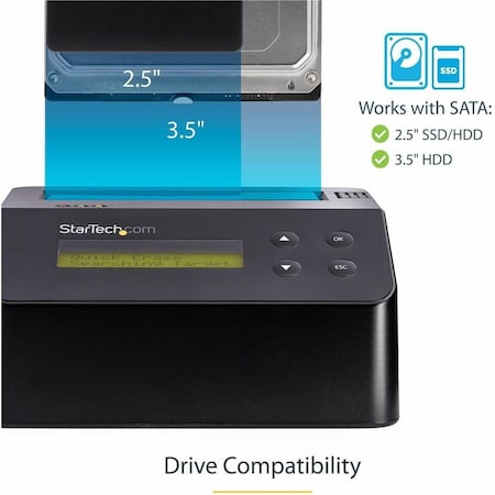 Startech.Com USB 3.0 STANDALONE DRIVE ERASER & DOCK SDOCK1EU3P