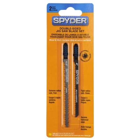 Spyder Double Sided Jigsaw Blades Assorted Sizes 2 Count, 2PK 300009