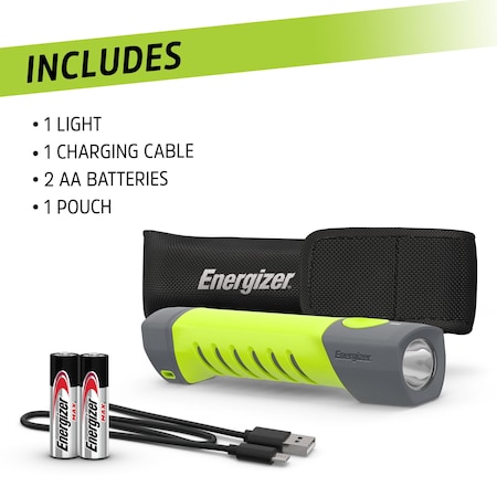 Energizer Flashlight, LED, 7-1/2 in Overall L. ENYPHH21