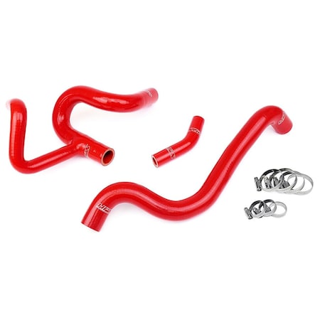 Hps Performance High Temp Reinforced Silicone Radiator Coolant Hose Kit, Red,  57-1410-RED