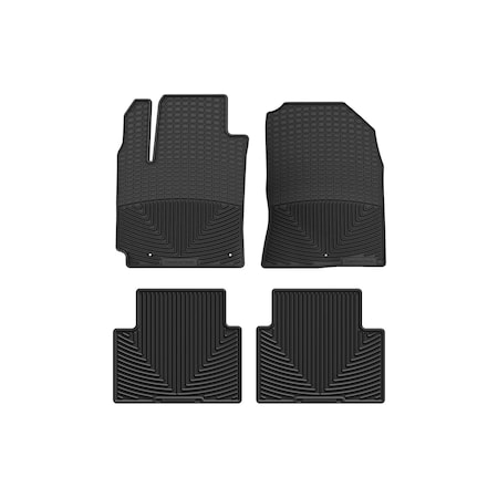 Weathertech Black, Front and Rear All Weather Floor Mats W497-W217