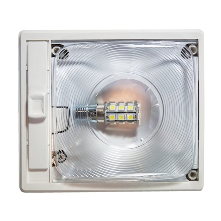 Arcon Arcon 20667; 12V; LED; Ceiling Single Light; Clear Lens; Bright White; Low-Profile Design 20667