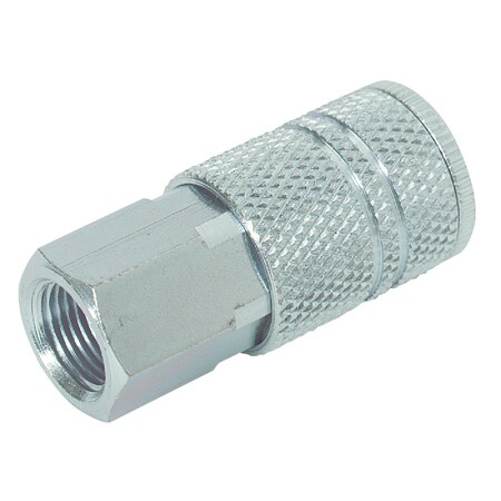 Tru-Flate Industrial/Milton Series Push-to-Connect 3/8'' FNPT Coupler 13-537