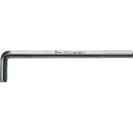 Wera 950 L-key, metric, chrome-plated, 1.5 x 90 mm 5021600001