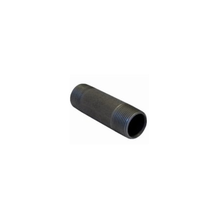 Asc Engineered Solutions 4 In. x Close Pipe Nipple, Black 8700146254