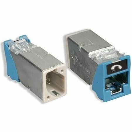 Siemon 1-PORT MOD JACK 110 8W8P STP, T568A/B CAT6A Z-MAX HYBRID Z6A-S06
