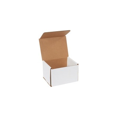 Bubblefast 50-6 x 5 x 4'' White Corrugated Mailers, 50PK BFM654