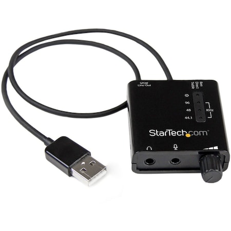 Startech.Com USB SOUND CARD AUDIO ADAPTER W/ SPDIF ICUSBAUDIO2D