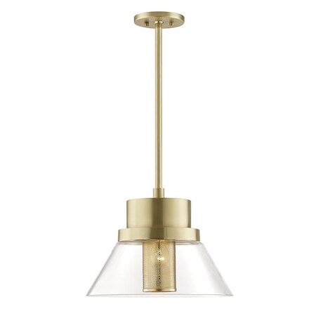 Hudson Valley Lighting Paoli 1 Light Pendant 15.75 In. Aged Brass 4032-AGB