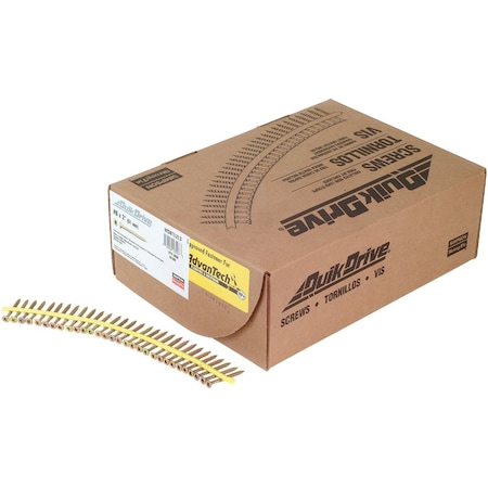 Simpson Strong-Tie Strong-Drive WSV SUBFLOOR Screw, Collated  No.9x2'' T25 Yellow Zinc, 2000-Qty WSV2S