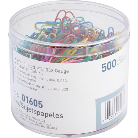 Business Source Paper Clip, Assorted, Metal, PK500 BSN01605