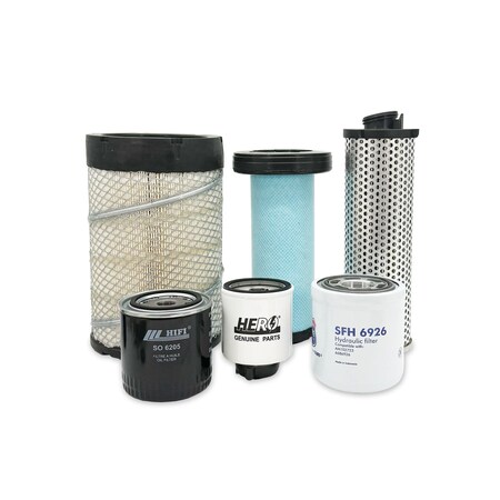 Hero Preventative Maintenance Kit Bobcat S630 Skid Steer Loader A3NT18124 & Above, Spin-On Cooling Fan MSU-BC-0250