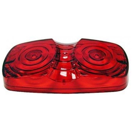 Peterson Double BullsEye Clearance Marker Replacement Lens, Red P6J-V13815R