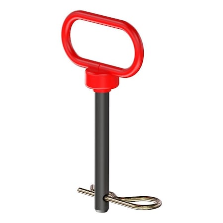 Curt Clevis Pin, 1/2 in Dia Pin, 3-5/8 in OAL, Carbide/Steel, Powder-Coated 45805