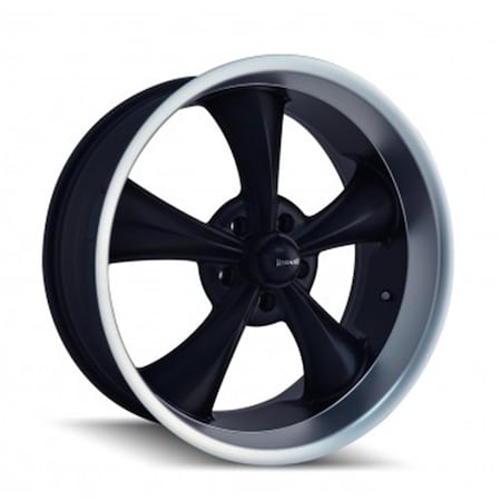 Ridler 5-114.3 PCD Matte Black Machined Lip Wheel 695-8865MB