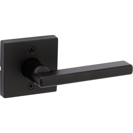 Kwikset Halifax Matte Black Steel Passage Lever 720HFL SQT 514 CP