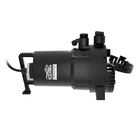 K2 Pumps CONTRACTOR SERIES 1/4 HP Harsh Duty 2-in-1 Submersible Utility and Transfer Pump UTM02505K