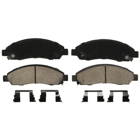 Wagner Brake QuickStop Front Disc Brake Pad Set Ceramic,  ZD1039