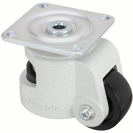 Zoro Select Leveling Caster, 1100 lb. Load, Swivel HRP-POA 63G
