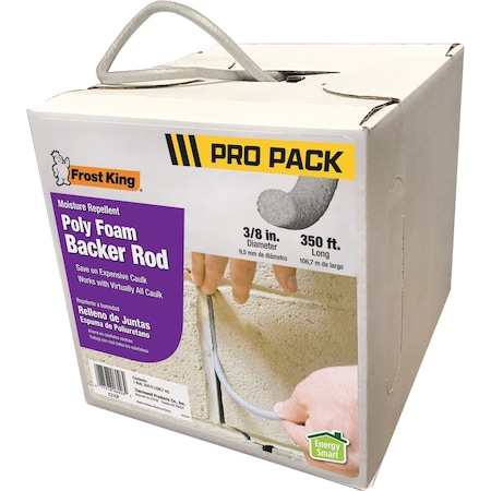 Frost King 3/8'' x 350 Ft. Poly Foam Backer Rod C21CP