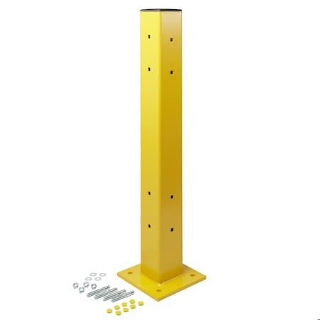 Ideal Warehouse Innovations Guardrail Post Assembly, 44 x 5 x 5 in 60-7460-044-A